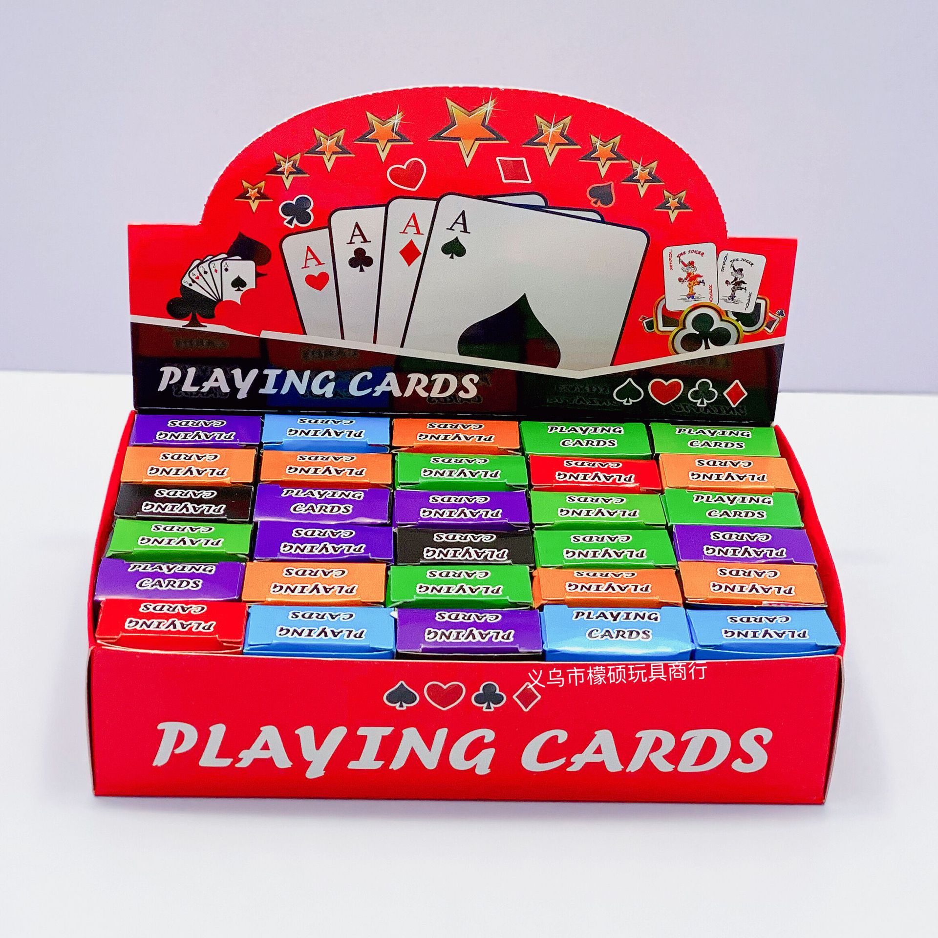 盒装30入迷你扑克牌 旅行便携小扑克牌 创意纸牌家用娱乐牌