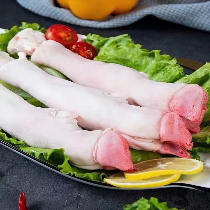 羊蹄子批发新鲜现杀冷冻生带筋小羊蹄羊脚散养羊爪羊肉可整箱厂家
