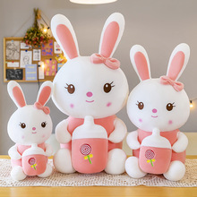 跨境新款小白兔子公仔抱枕毛绒玩具布娃娃玩偶儿童女生礼物批发
