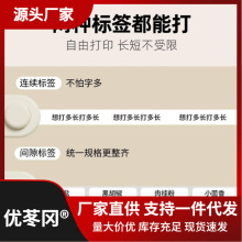 井井标签机元气mini热敏标签打印机家用标签纸打价格打字不干胶姓