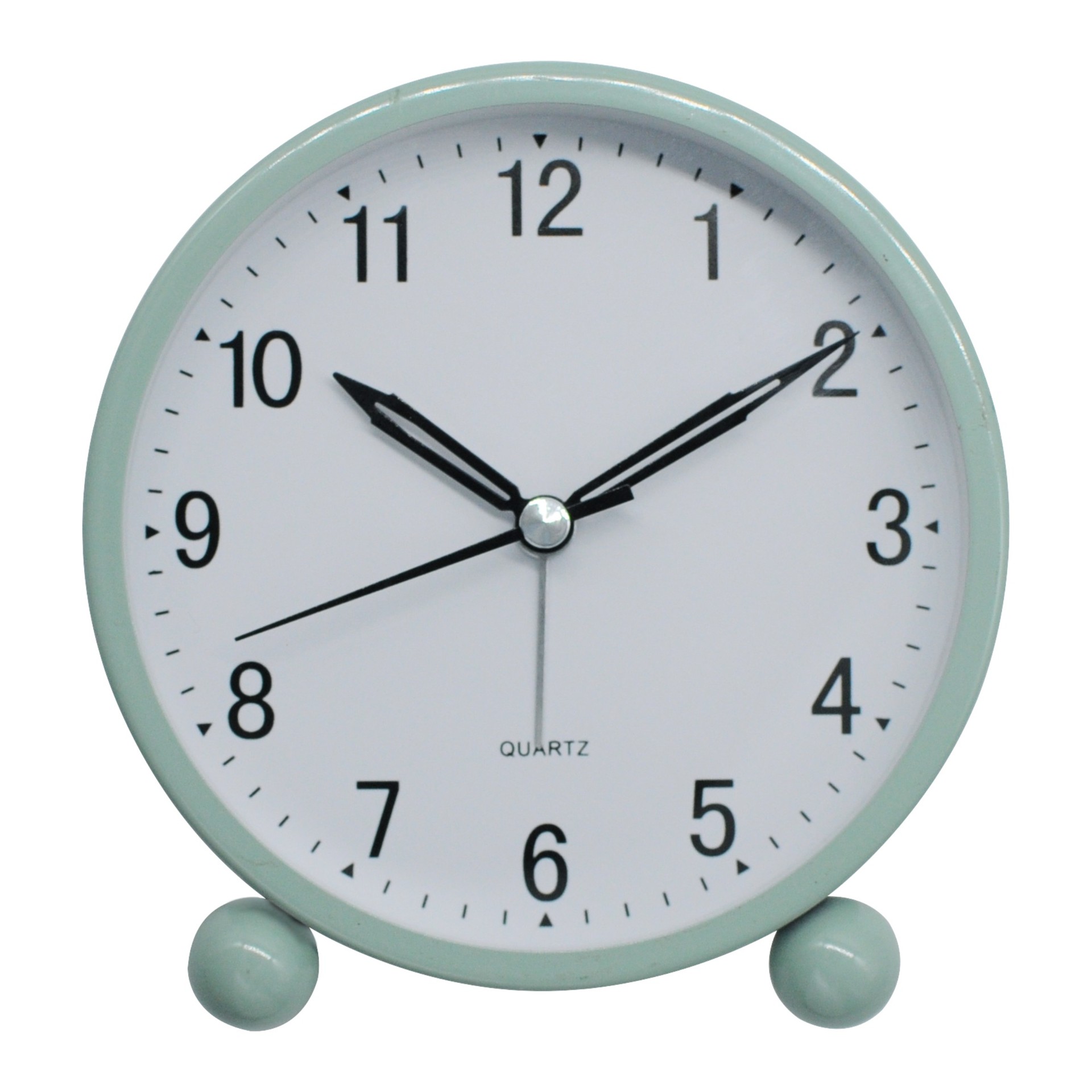 4英寸超静音可爱闹钟创意时尚儿童房间工作办公室简约夜灯小台钟