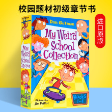 送音频疯狂学校1季1-4册盒装英文原版My Weird School Collection