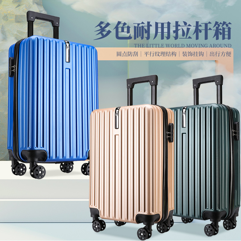 Trolley Case Wholesale Bass Universal Wheel Luggage Business Travel Suitcase 20-Inch Boarding Bag Hook Suitcase