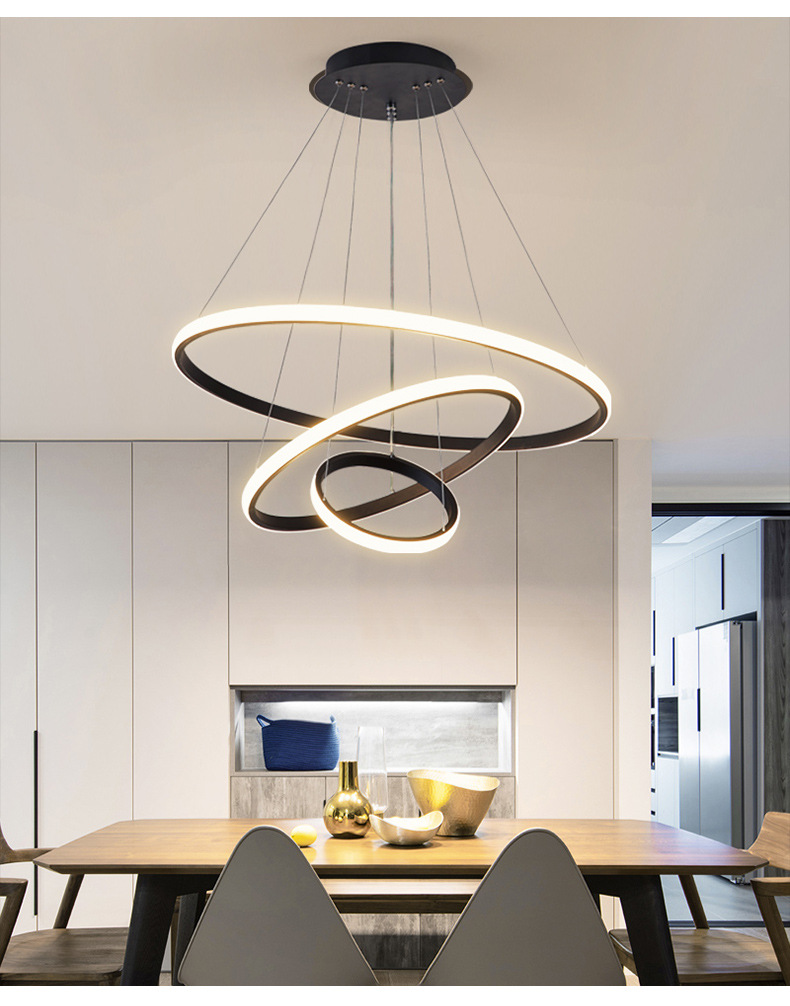 led吸顶灯卧室现代简约长方形客厅室内北欧灯具灯饰照明套餐家装