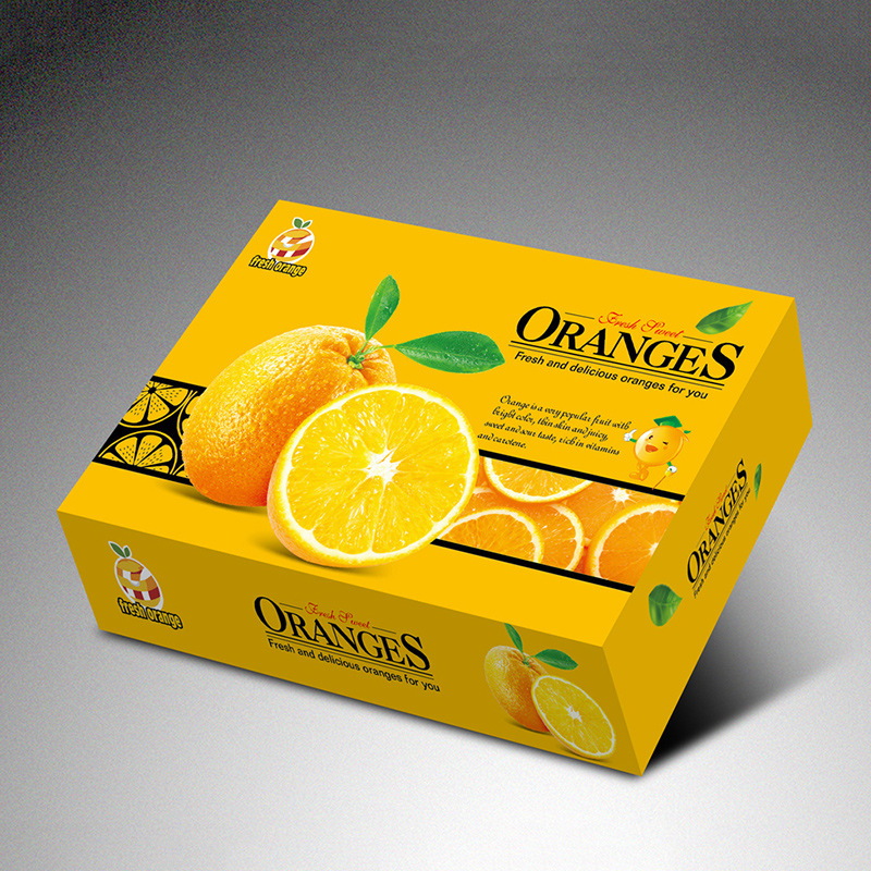 定制水果包装盒礼品盒纸箱礼空盒子橙子赣南脐橙冰糖香甜血橙爱媛