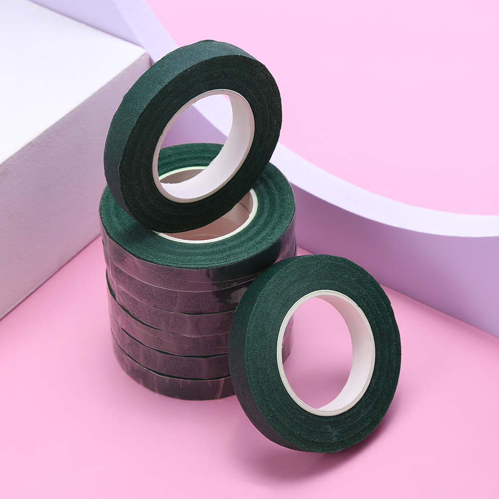 绿色纸胶带花艺胶带 手工diy材料玫瑰花杆胶布辅料自制手工花胶带