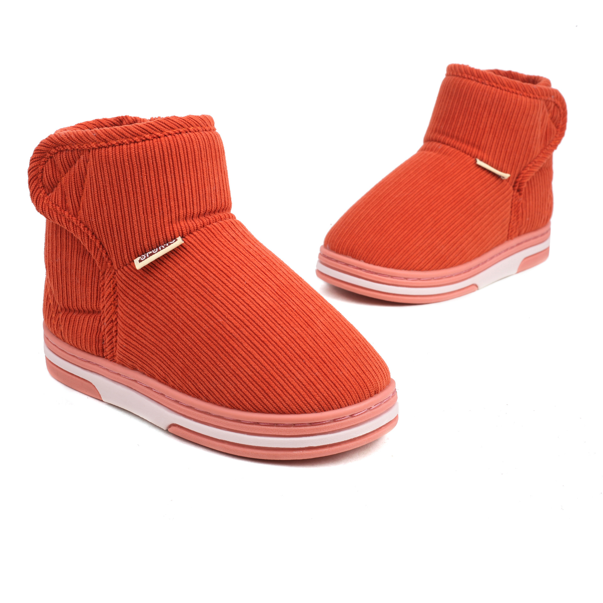 新款冬季厚毛毛鞋平跟休闲居家窝窝棉鞋大小童鞋棉拖鞋外贸鞋