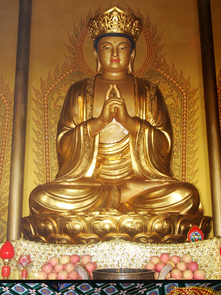 铸铜佛像雕塑释迦摩尼观音大型玻璃钢雕像神像寺庙院宗祠景区摆件