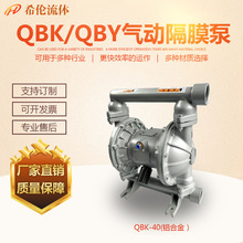 QBK乳胶漆用气动隔膜泵 铝合金材质 规格齐全 上海希伦