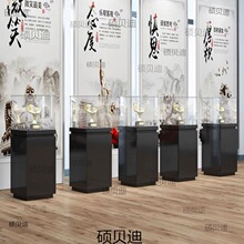 模型展示柜透明玻璃柜台珠宝玉器展览展示博物馆文物陈列柜古董柜