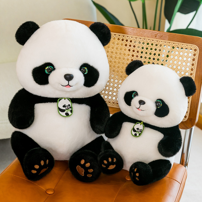 Cute National Treasure Giant Panda Plush Toy Simulation Panda Doll Doll Souvenir Wholesale Children's Doll Gift