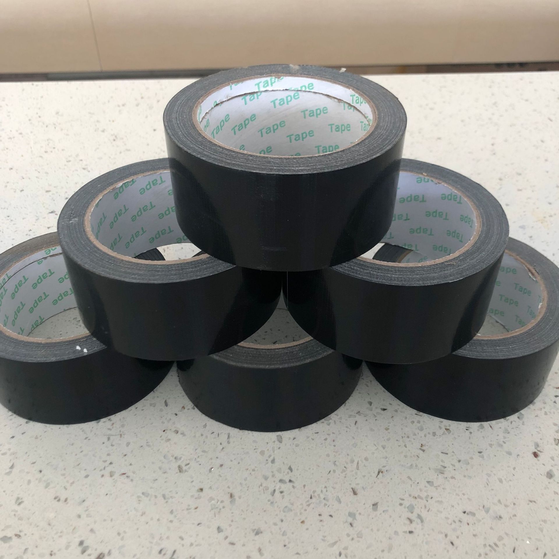 电热膜防漏电黑色布基胶带高粘强力