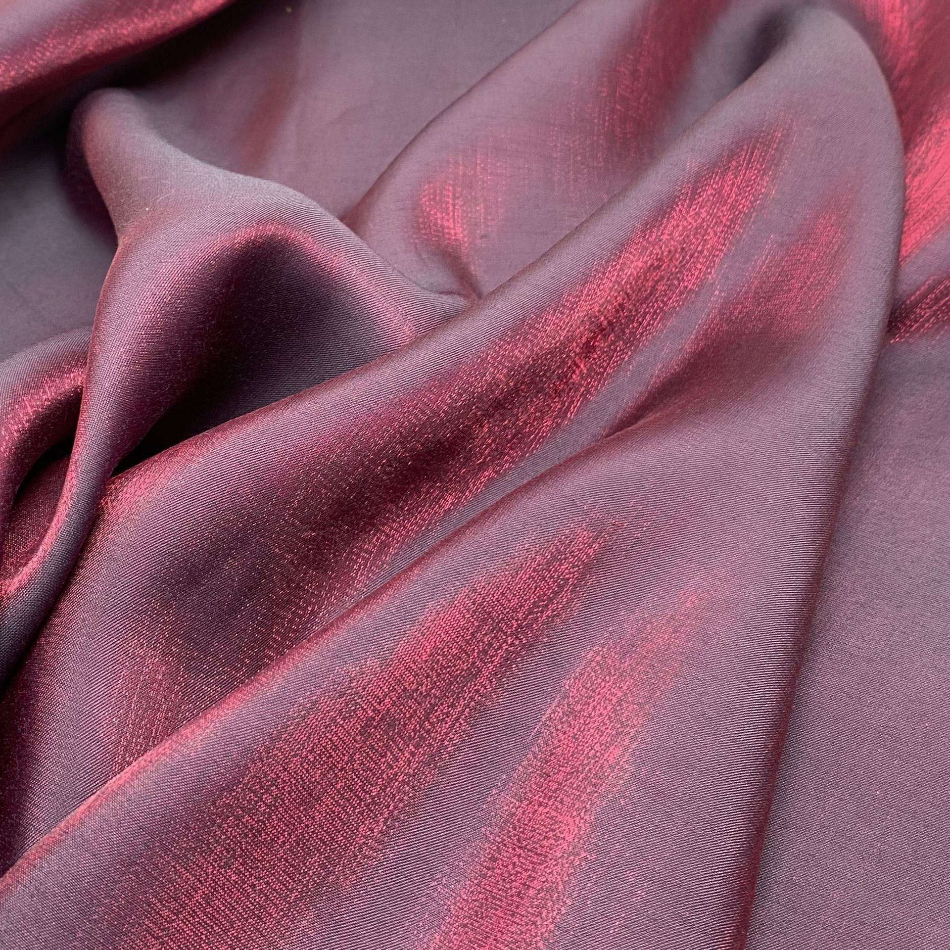 金光棉 亮丝幻色琉璃缎面料 时装汉服面料女装衬衫套装衫布料