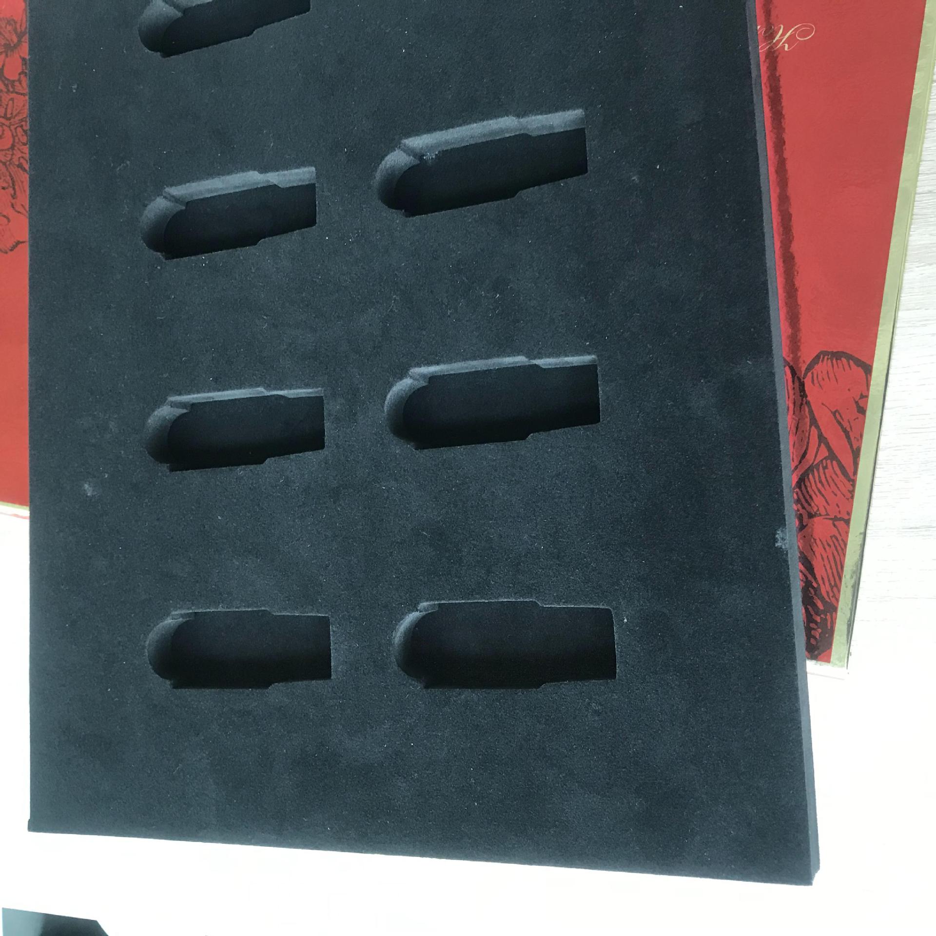 保健品包装盒内衬 高档礼品盒植绒内托 开瓶器剃须刀eva内衬批发