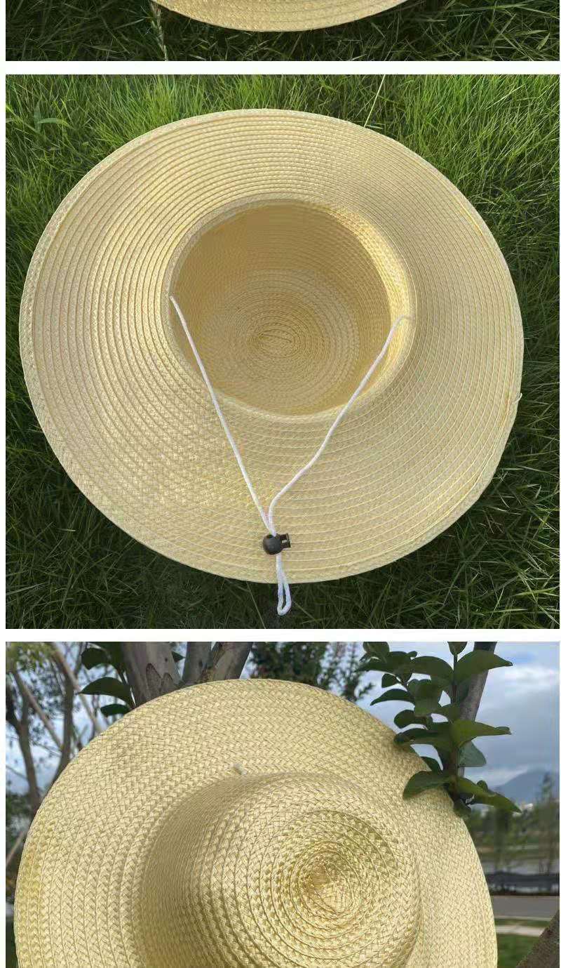 穗豆手工草帽批发防晒遮阳干活农用农民工帽子钓鱼工地防雨草编太
