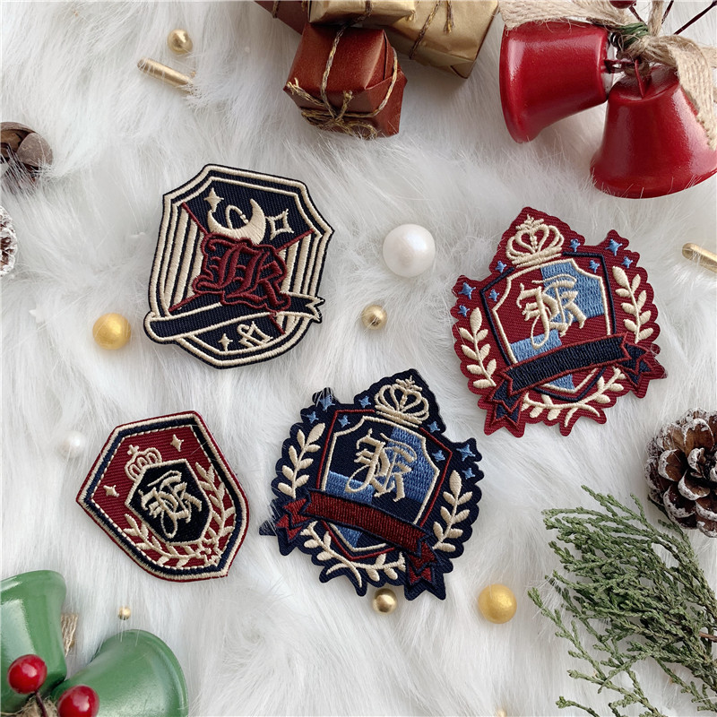 jk刺绣徽章布制胸针外套衬衫配饰日系可爱学生饰品jk小物搭配别针