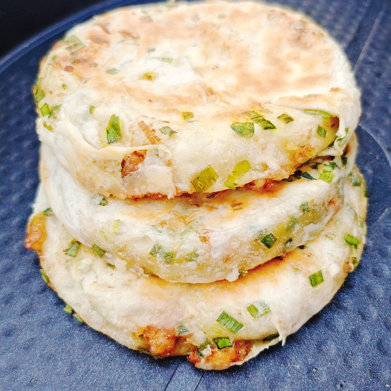 老上海葱油饼葱香手抓饼饼类早餐饼早餐半成品半成品食材饼