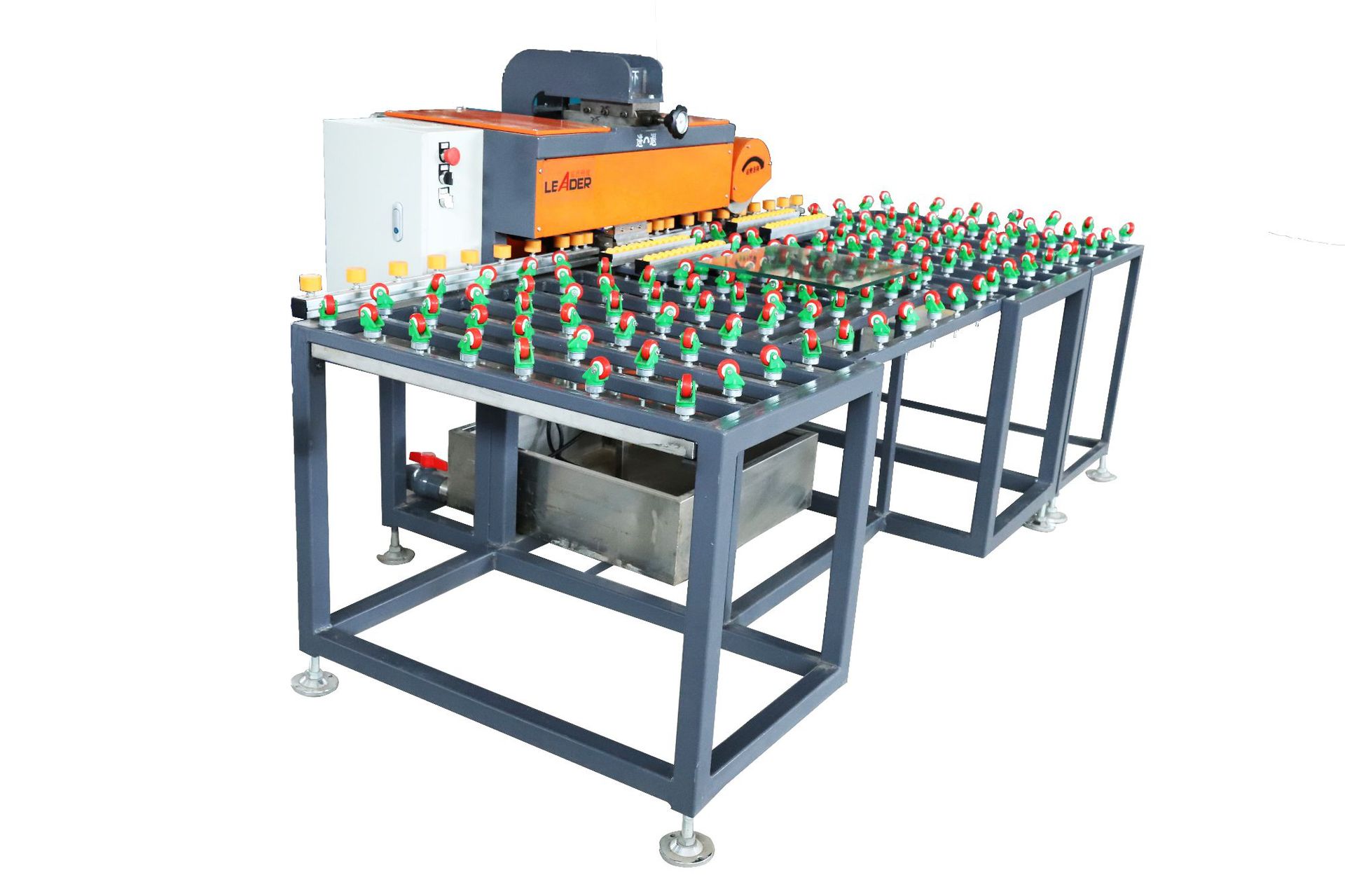 厂家直销全自动可手动 小型玻璃磨边机 四边磨轮 玻璃研磨除膜机