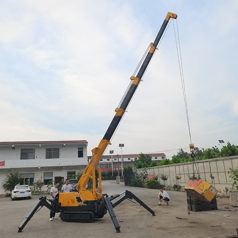 微型履带蜘蛛吊车 蜘蛛式起重机 小型吊车 原厂供应现机-阿里巴巴