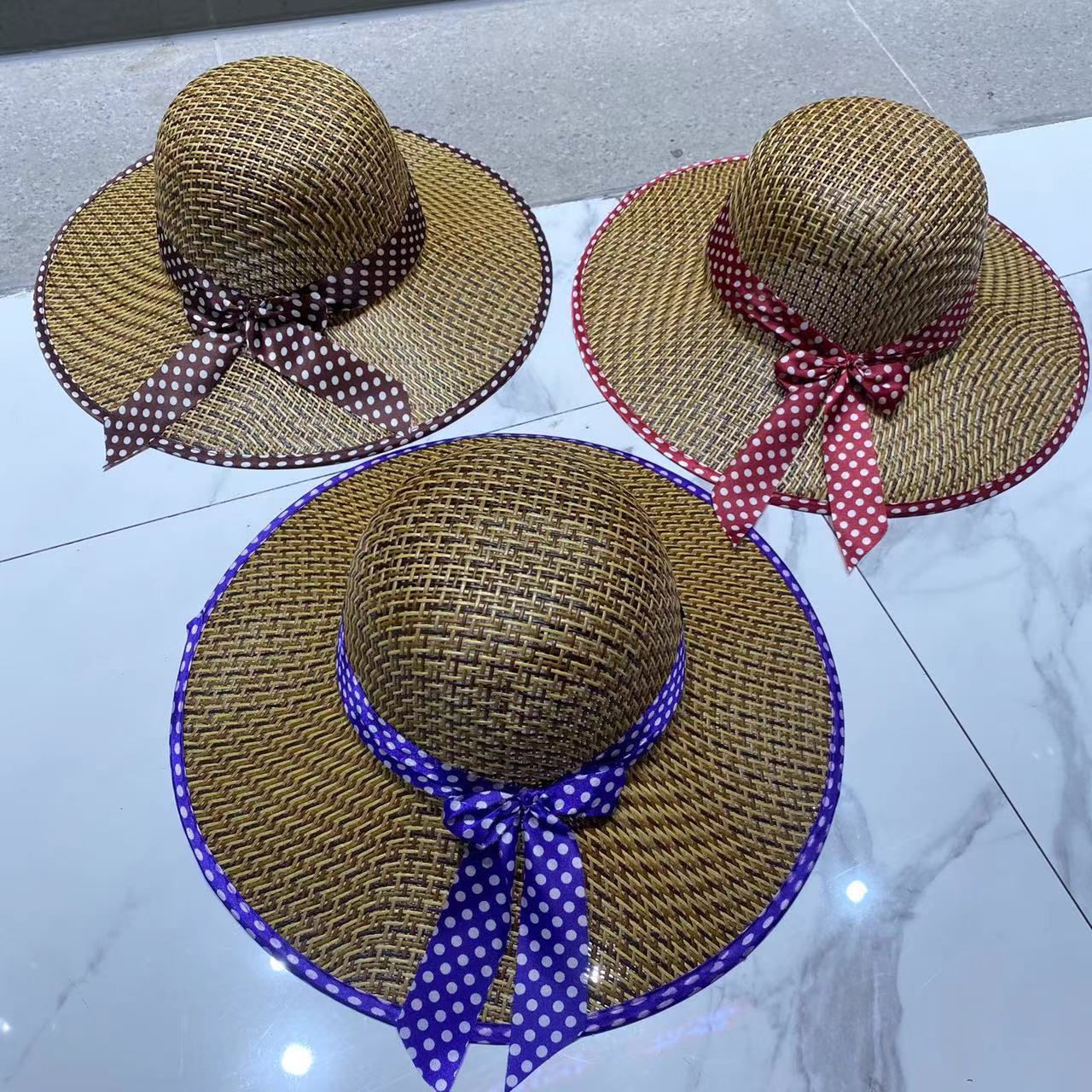 Summer Sun Hats for Men and Women Farmer Straw Hat Sun Hat Printable Labor Protection Supplies Big Brim Straw Hat Factory Wholesale