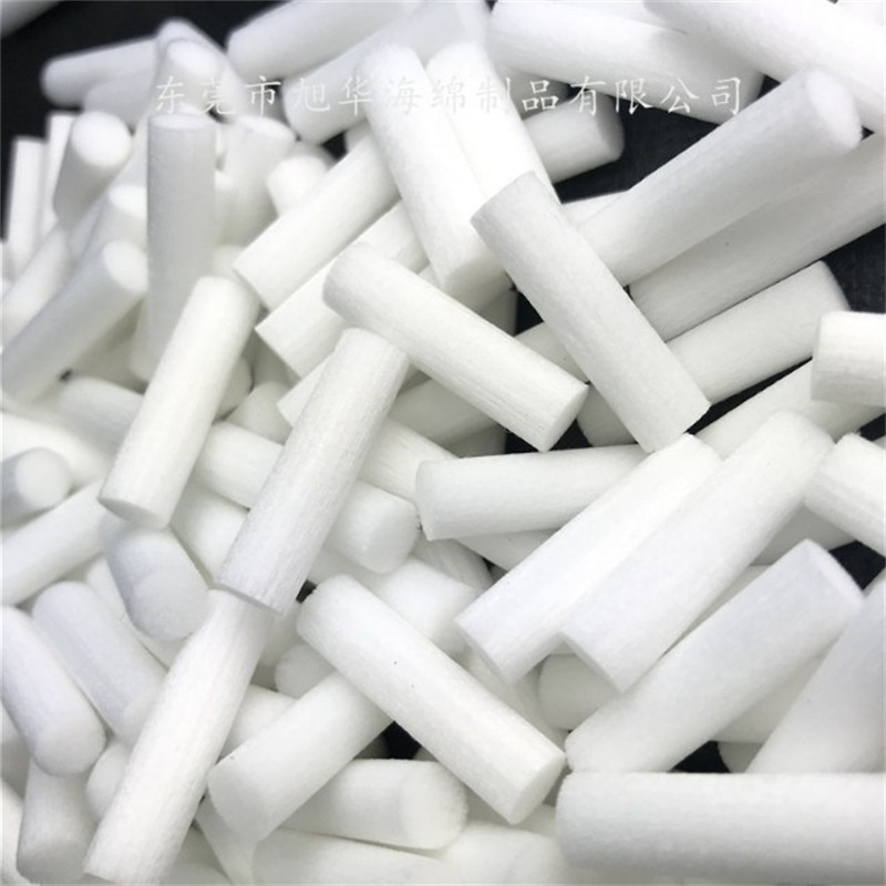 厂定制供应电子烟过滤嘴一次性过滤嘴海绵头 空心过滤棉 可加爆珠