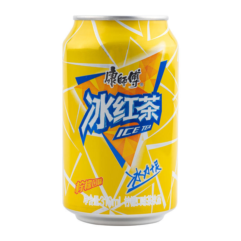 康师傅冰红茶310ml*8罐酸梅汤水蜜桃芒果小酪蜂蜜柚子茶罐装饮料