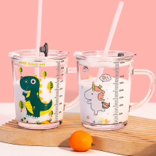 日本制造 史努比新款卡通可爱透明玻璃杯 复古造型水杯_阿里巴巴找货