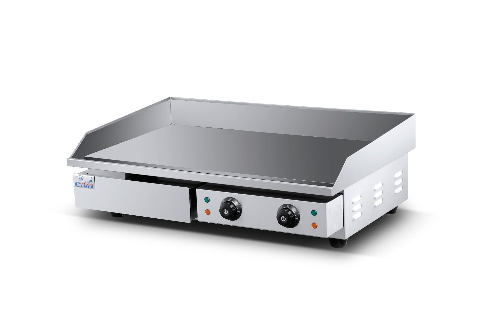 商用电热台式扒炉烤鱿牛排冷面手抓饼机器加厚扒板铁板烧设备