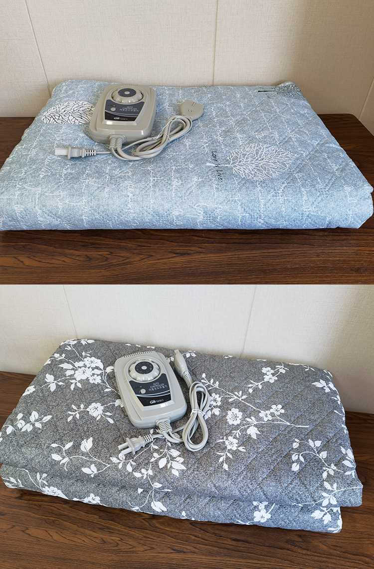 韩国家用电热毯单双人多档调温电褥子冬季加热地暖垫防水恒温床垫