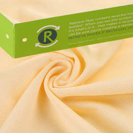 生产再生面料 unifi rpet珠地布repreve可乐瓶运动t针织厂家