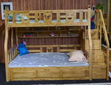 儿童床上下床 柏木升级版厂家批发实木双层床 子母床高低床