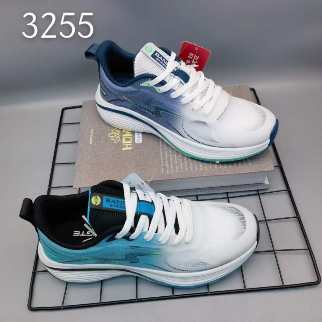 福建邦特品牌男鞋透网休闲跑步鞋2024夏季新款透气运动鞋子3255