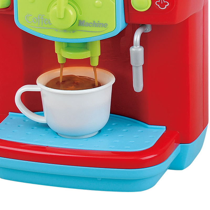 贝乐高playgo咖啡机儿童男孩女孩过家家仿真家电玩具电动节日礼物