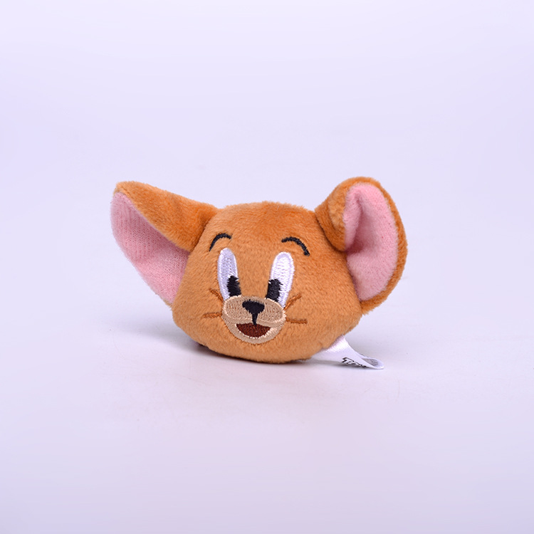 日系动漫猫和老鼠周边汤姆猫杰瑞鼠头型可爱卡通毛绒发夹头饰发卡