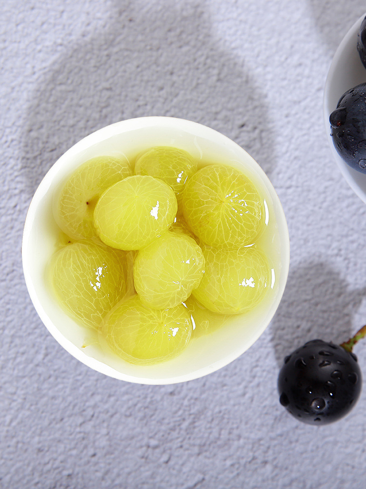 广禧糖水葡萄罐头850g 多肉葡萄青提果肉新鲜水果奶茶店专用原料