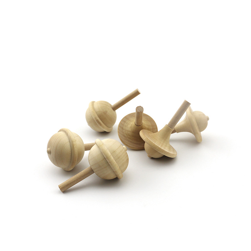 工厂供应 生产木制陀螺 儿童木玩具 怀旧木陀螺