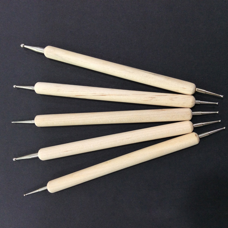 手办diy压痕笔 翻糖球丸棒软陶泥工具手办泥塑工具 眼窝制作工具