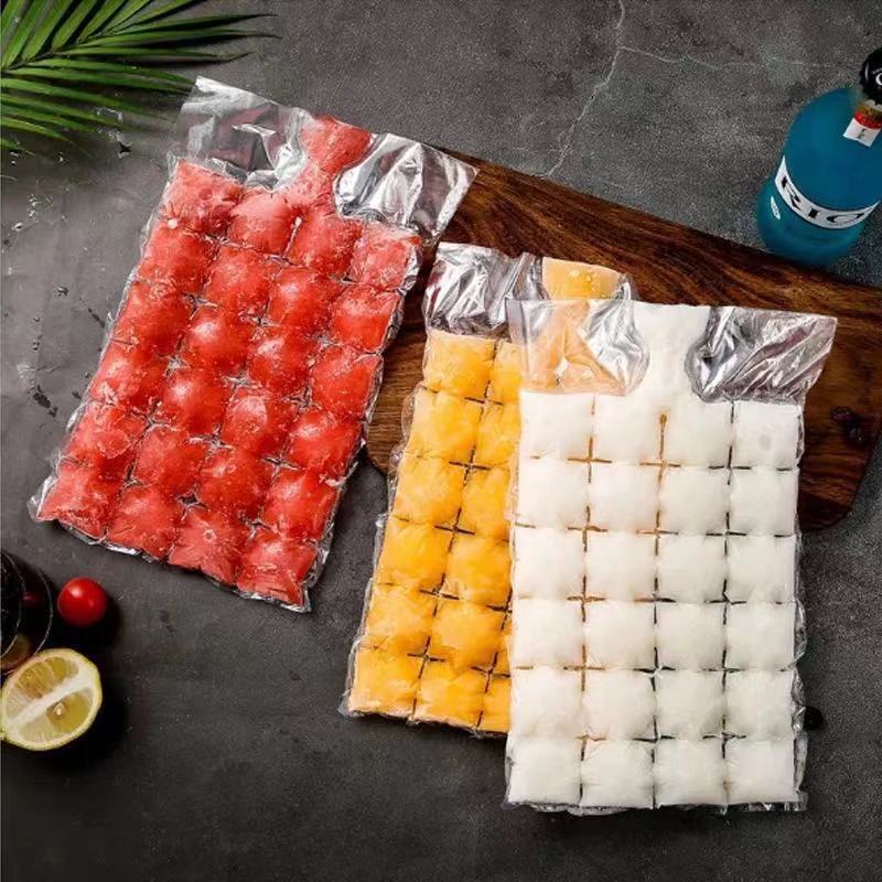 Disposable Ice-Making Bag Creative Self-Sealing Ice Bag Summer Household 10-Piece Ice Bag Water Injection Ice Tray Bag Delivery