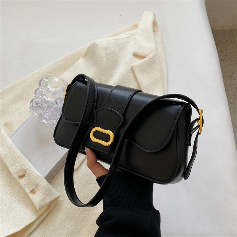 French Fashion Advanced Texture Bag Women's Bag 2023 Spring and Summer New Fashion All-Match Shoulder Underarm Bag