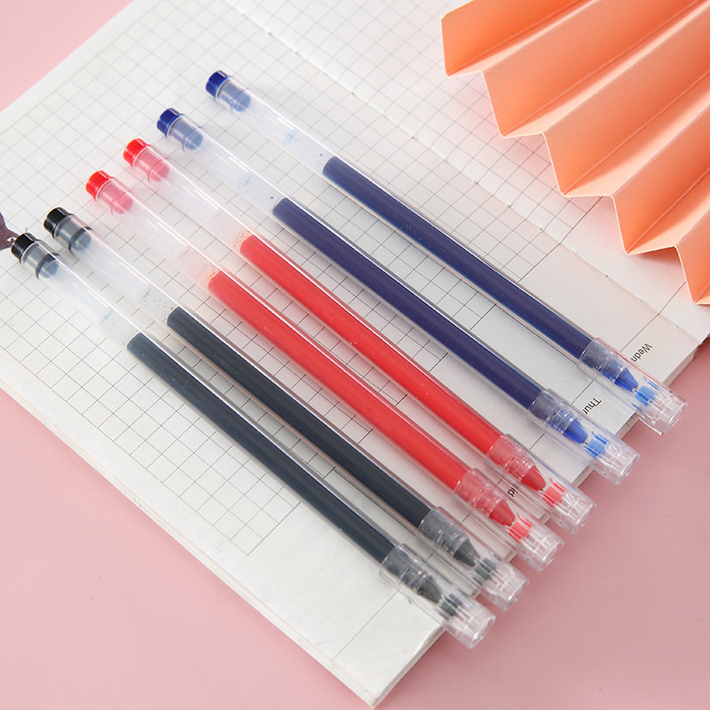 Practical Large Capacity Gel Pen Exam Ball Pen Student Writing Pen School Holiday Gift Stationery Wholesale