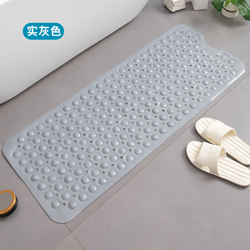 Bathroom Non-Slip Mat Hotel Bath Bathroom Suction Cup Shower Mat PVC Domestic Toilet Drop-Resistant Massage Bathtub Mat