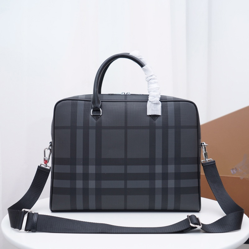 b家品牌新款burberry london格纹男士公文包-阿里巴巴