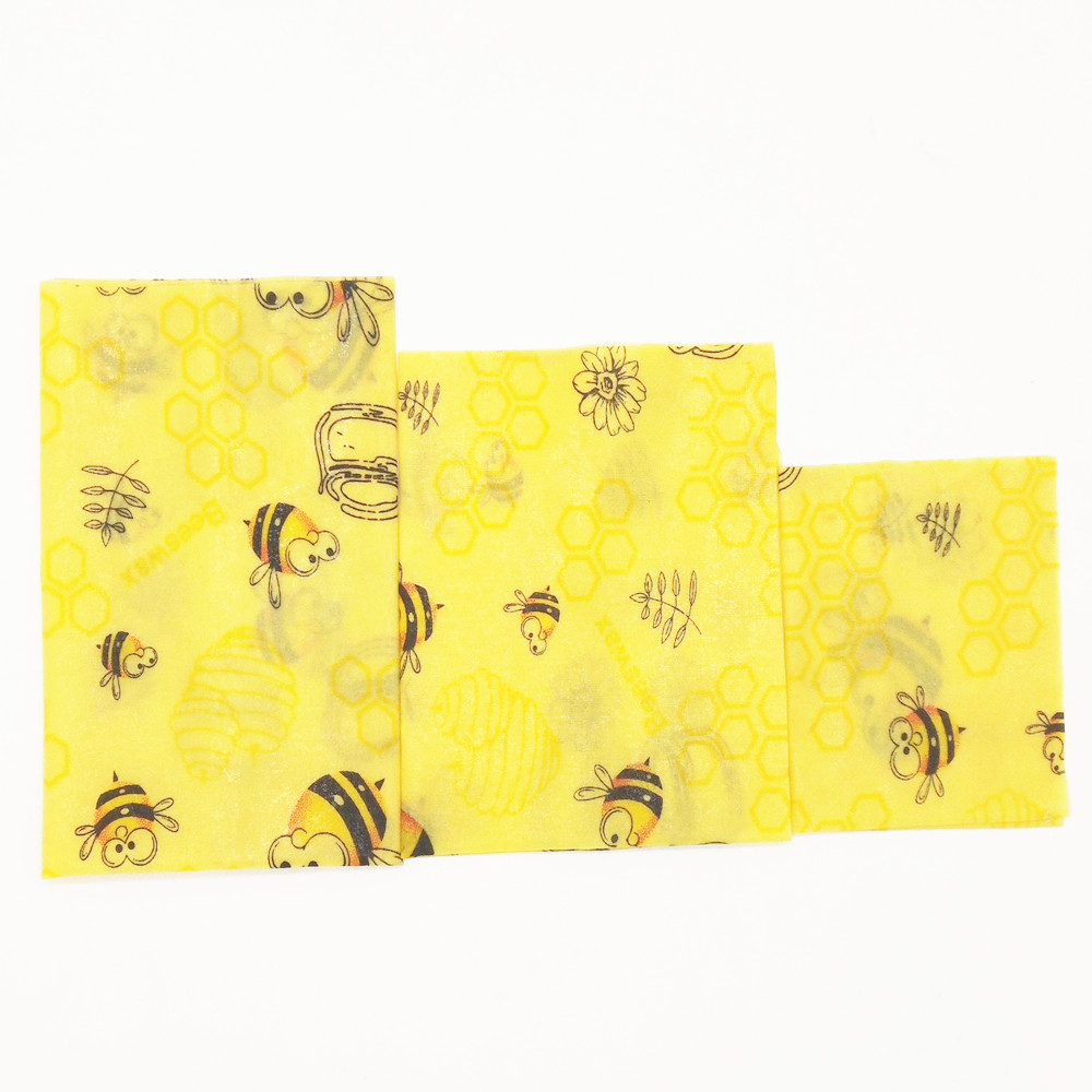 亚马逊热销爆款 蜂蜡保鲜布 有机棉蜂蜡布蜂蜡纸 可重复循环使用