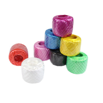 包装绳新料捆扎绳塑料绳子捆绑包装带扎口尼龙撕裂带包扎红白色