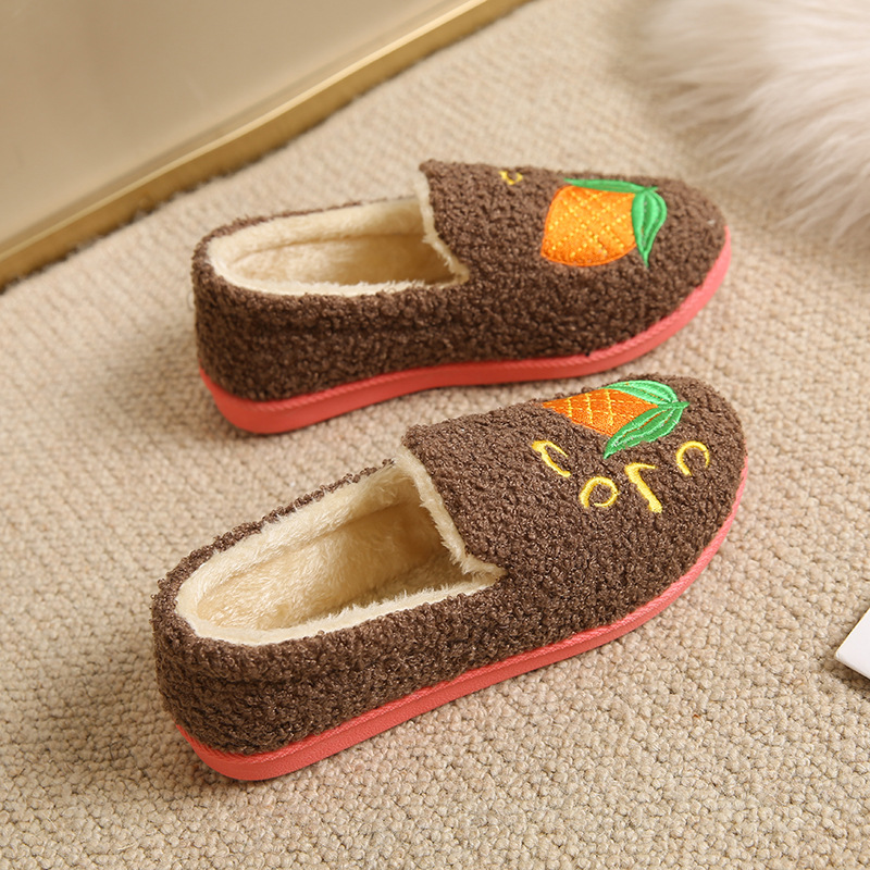 2023 Winter New Old Beijing Cloth Shoes Women's Indoor Home Cotton Slippers Slip-on Comfort and Casual Soft-Sole Cotton Shoes