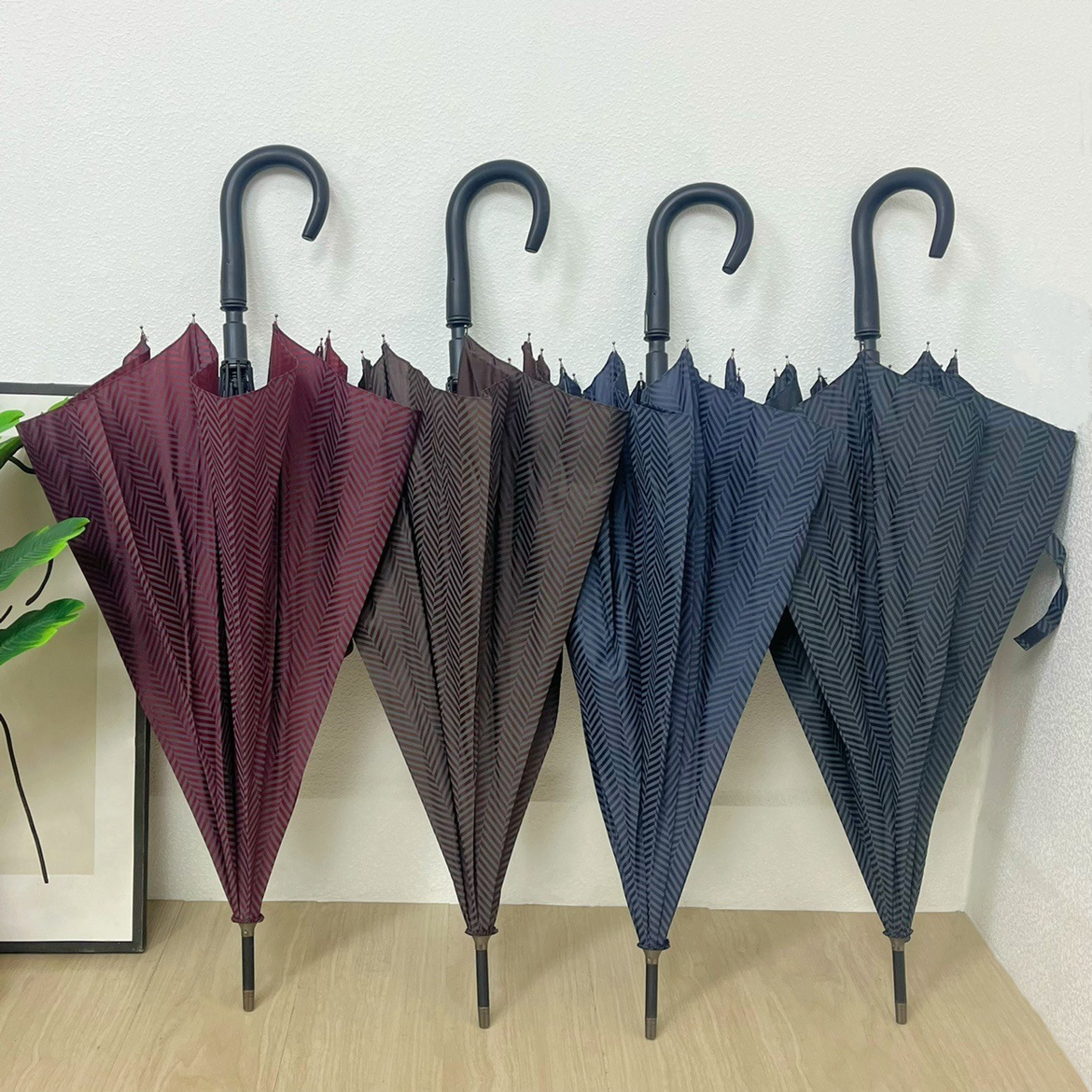 加固防风男女通用成人绅士长柄雨伞-阿里巴巴