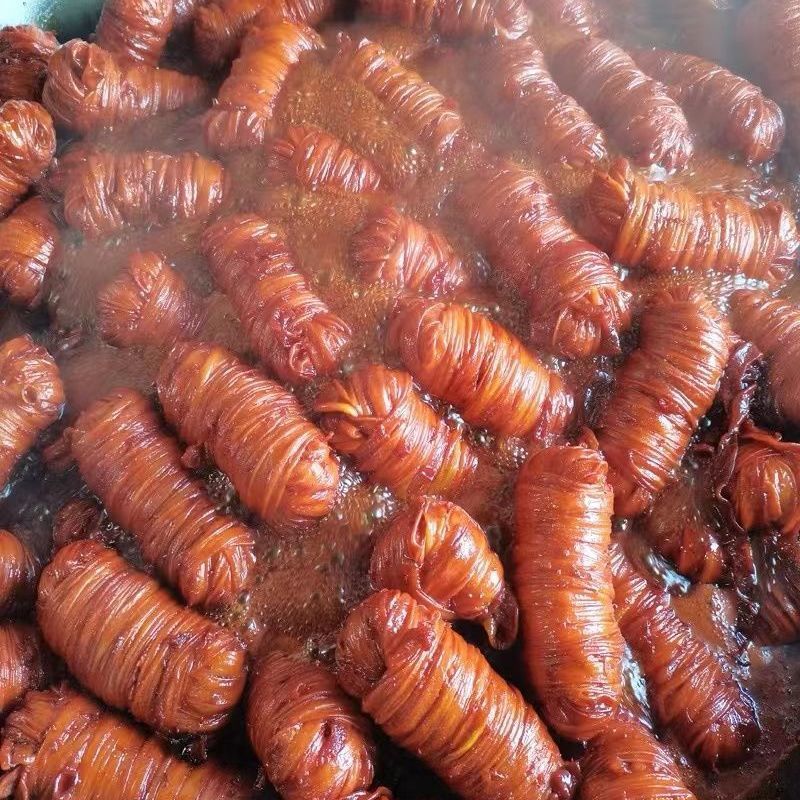 网红猪捆肠苦肠卷半斤猪小肠即食真空包装下酒菜熟食卤味