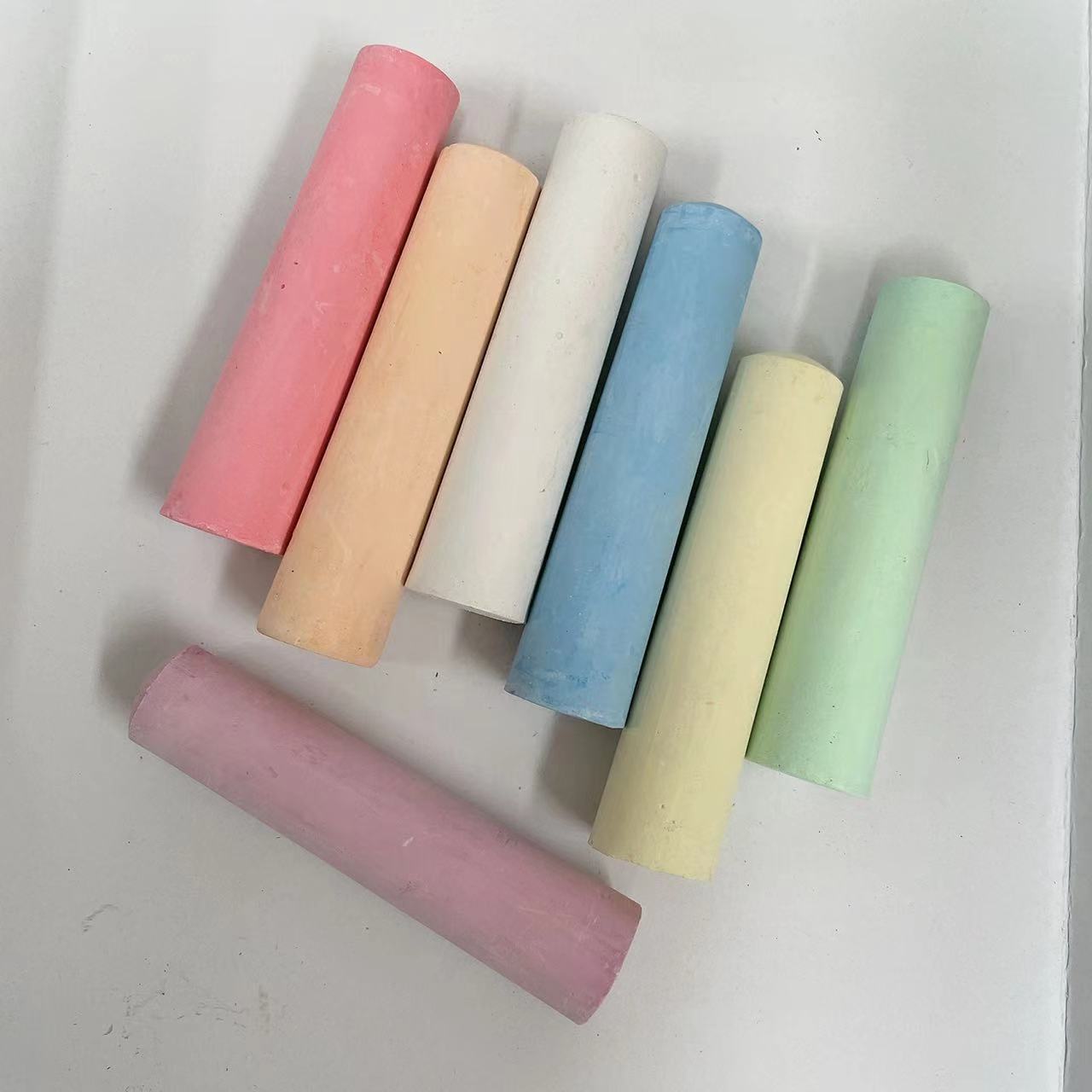 厂家直供大号粗粉笔无尘粉笔白色标记加粗划线绘画粉笔粉笔批发