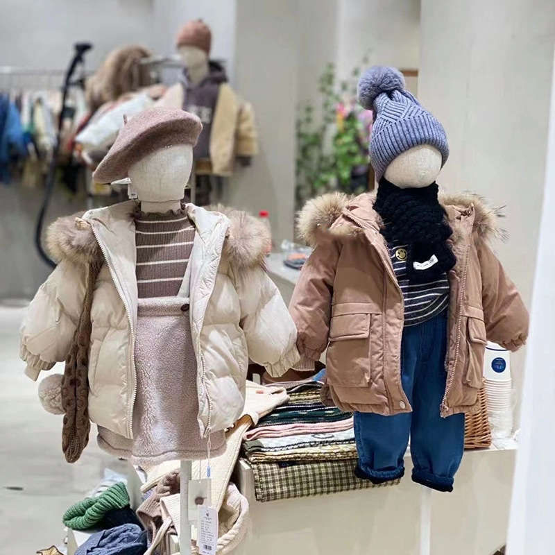 戴维贝拉儿童羽绒服 巴拉巴拉品牌折扣童装批发尾货直播一手货源