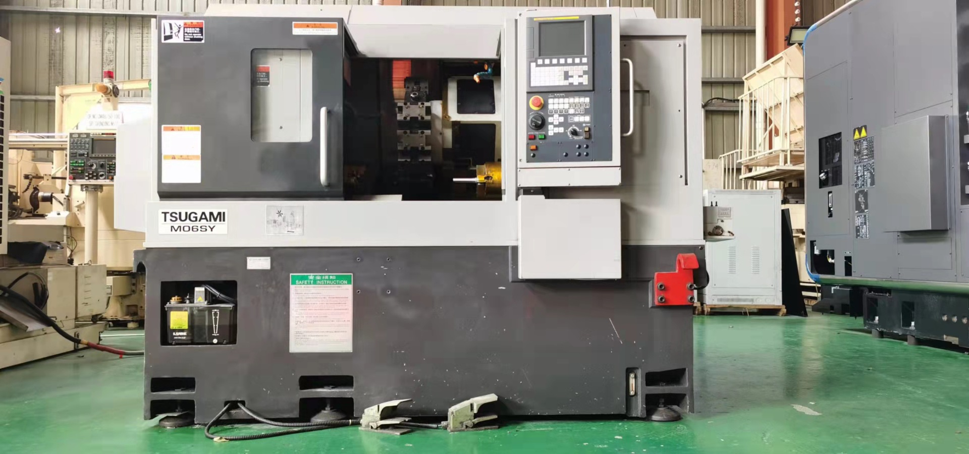 转让二手日本津上m06sy车铣复合二手车铣